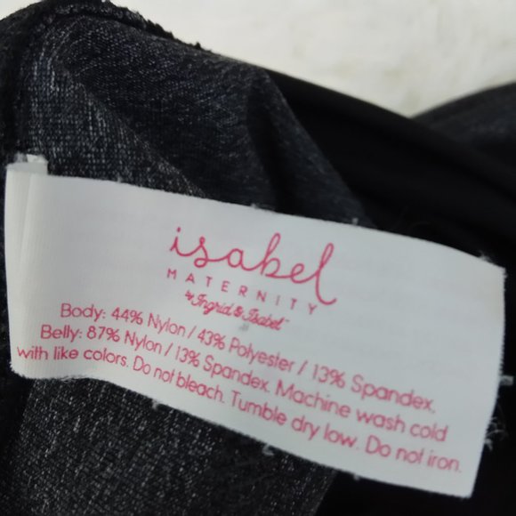 Isabel Maternity Crossover Panel Capri Leggings XS - Picture 10 of 10